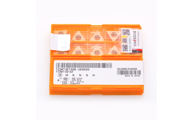 原装日本三菱车削刀片TCMT16T308 UE6020加工钢件
