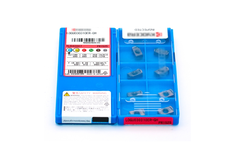 原装京瓷铣刀片LOGU030310ER-GH PR1525加工不锈钢