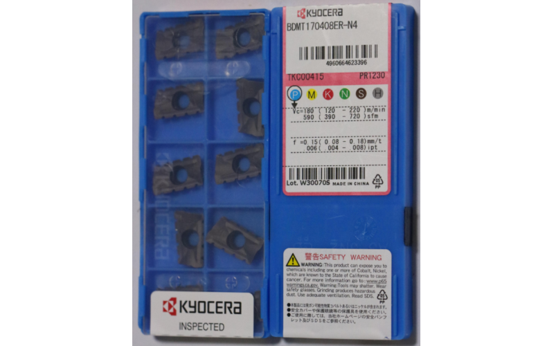 数控刀片 京瓷铣削刀片批发BDMT11T308ER-N3 PR1230钢件 铣削刀片